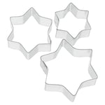Kaiser Terrassen 3 Emporte-Pièces pour Biscuits en Forme D'étoile 4/5/6 cm en Métal