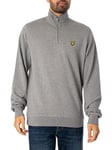 Lyle & ScottLoopback Quarter Zip Sweatshirt - Mid Grey Marl