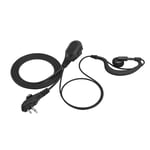 Earhanger Headset PTT Walkie Talkie G Shape Earpiece Ear Hooks for HYT Hytera TC-500, TC-518, TC-500S, TC-580, TC-446S, TC-600, TC-610, TC-620, TC-618, TC-700, PD500