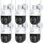 Annke - WZ500 - 5MP ptz WiFi Security ip Camera with 20X Optical Zoom, 328 ft Infrared Night Vision, ai Human Detection & Auto Tracking, Two-Way