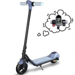 Electric Scooters S4 Grey For Kids Bluetooth LED Display Pedal Lights E-Scooter