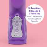 Lovehoney Rabbit Vibrator Sex Toy - G-Spot Massager Dildo 10 Function USB