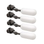 4-PACK 3/4 tum Vattenflödesventil med Justerbar Arm Plast Vattenfilter Flytkulventil för Vatten
