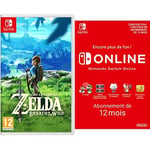The Legend of Zelda : Breath of the Wild [Nintendo Switch] + Switch Online 12 Mois [Download Code]