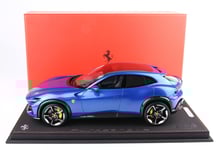 Ferrari Pur-Sang Panoramico Bleu Corsa 1/18 P18231L BBR + vet 08/20pz