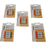 Vhbw - Lot de 20 batteries aaa, Micro, R3, HR03 800mAh pour téléphone fixe Siemens Gigaset SX810ISDN, A400a Duo, A400a Trio, A400a Quattro