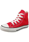 Converse Boy's Youths Chuck Taylor All Star Hi Trainers, Rot, 1 UK