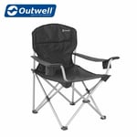 Outwell Catamarca XL Folding Chair Camping Fishing Festival Chair Black 470048