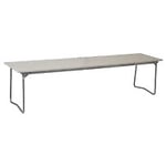 Grythyttan Klassiker bänk 9 vitlackad ek/varmförzinkat 170x40 cm