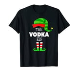 The VODKA ELF Group Matching Family Christmas PJS T-Shirt