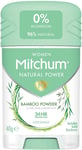 Mitchum Women 24HR Natural Vegan Deodorant Stick with 96 Natural Ingredients (40