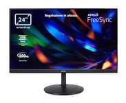 Acer CBA242YHbirf - Écran PC 24 " Full HD, 100Hz HDMI/75Hz VGA (1920x1080, 16:9, FreeSync, 1ms VRB, 250 Nits, Comfyview, BlueLightShield, Flicker-Less, 1xVGA/1xHDMI 1.4) Moniteur PC, Couleur Noir