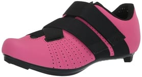 Fizik R5 Tempo Powerstrap Clip-in Cycling Shoes, Pink/Black, Size 41.5 EU