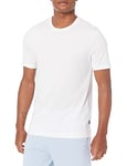 Hugo Boss Men's Small Logo Cotton Crewneck T-Shirt, Basic White, XXL