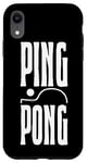 Coque pour iPhone XR Équipement De Ping-pong Raquette De Tennis De Table
