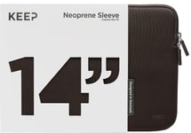 KEEP 14" PC neopreeninen suojatasku (Java Brown)