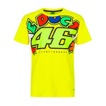 VR 46 46 The Doctor Men's T-Shirt, Yellow, XS