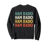 Vintage Ham Radio Operator Dad Grandpa Sweatshirt