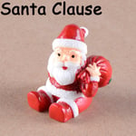 1 Pc Christmas Doll Figurines Miniature Animal Resin Statue Santa Claus