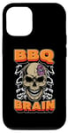 Coque pour iPhone 14 Pro Tete Morte Viande Bbq - Grill Grille Barbecue