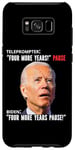 Coque pour Galaxy S8+ Funny Biden Four More Years Teleprompter Trump Parodie