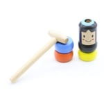 Wooden Little Puppet Magic Immortal Daruma Kids Assemble Toy Colorful