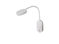 Milow LED Vägglampa USB White - Lindby