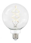 E27 3-Stegs Dimbar Glob125 4W 2700K 300lm Klar LED-Lampa