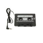 Trade Shop Traesio - Adaptateur Cassette Audio Jack 3.5 Mm Cable Aux Pour Radio Lecteur Cd Ipod Mp3