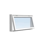 Tradition Aluminium Överkantshängt fönster 10, 6, Isolerglas plus 1,2