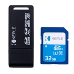 32GB SD Memory Card with USB Reader Adapter Compatible with Canon Powershot SX260 HS SX240 HS SX500 IS SX160 IS SX50 HS SX270 HS SX280 HS SX430 SX60 SX610 HS SX710 HS SX530 HS SX410 IS Digital Camera