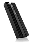 ICY BOX Dissipateur thermique M.2 pour PS5, Convient pour SSD M.2 (2280), Hauteur 10mm, 3X pad thermique, Noir, IB-M2HS-PS5