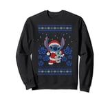 Disney Lilo & Stitch Christmas Stitch Ugly Sweater Style Sweatshirt