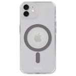 holdit iPhone 12/iPhone 12 Pro Skal MagSafe Case Space Gray Transparent