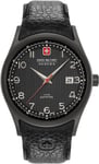 Swiss Military Hanowa Klockarmband 06-4286.13.007 Läder Svart 22mm