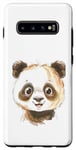 Coque pour Galaxy S10+ Motif panda Happy Fun idéal pour l'école, unique