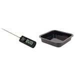 Heston Blumenthal Precision Indoor/Outdoor Meat Thermometer by Salter + Russell Hobbs BW000751AMZ Romano 26 cm Square Roasting Pan