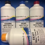 4x Litre Printer Refill Ink for Epson Workforce WF 3620DWF 3640DTWF 7110DTW 3620