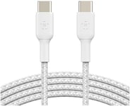 Belkin Boost Charge USB-C to USB-C Cable Braided - Musta