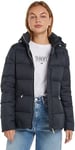 Tommy Hilfiger Women's Recycled Down Jacket Winter , Black (Black), XS