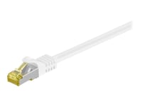 Goobay - Patch-Kabel - Rj-45 (Hane) Till Rj-45 (Hane) - 1.5 M - Sftp, Pimf - Cat 7 - Halogenfri, Formpressad - Vit