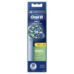 Oral-B The New Pro Cross Action Brush Heads White 4 Pack New 100% Genuine  (N/P)