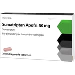 Sumatriptan Apofri 50 Mg Filmdragerad Tablett 2 St