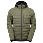 Artilect Mens Divide Fusion Stretch Hoodie (Brun (EARTHEN/BLACK) X-large)