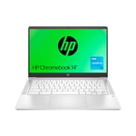HP Chromebook 14a-na0001sa – Intel Celeron N4120 Processor - 4GB RAM - 64GB eMMC – Intel UHD Graphics 600-14 inch HD 16:9 display - Google Chrome OS - Natural Silver