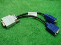 HP Molex DMS-59 to Dual PC to 2 Way Monitor VGA SVGA LCD TFT Splitter Cable KIT