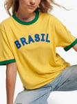 Superdry Ringspun Football Brazil T-Shirt