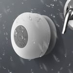 Vattentät Bluetooth-högtalare för IPAD Air 2 Smartphone Sugkoppshögtalare Micro Shower Small (VIT)