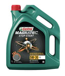 Castrol 1599DC Magnatec Stop-Start 5W-30 C2 Motor Oil, 5L