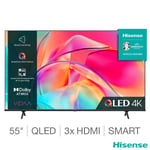 Hisense 55E7KQTUK 55 Inch 60Hz VRR HDR10 Dolby Vision 4K UHD QLED Smart TV